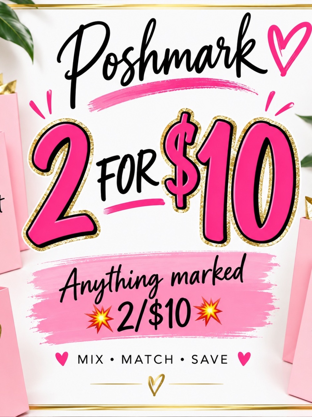 💥2/$10💥 SALE GOING ON NOW on SELECT ITEMS! Bundle and Save?